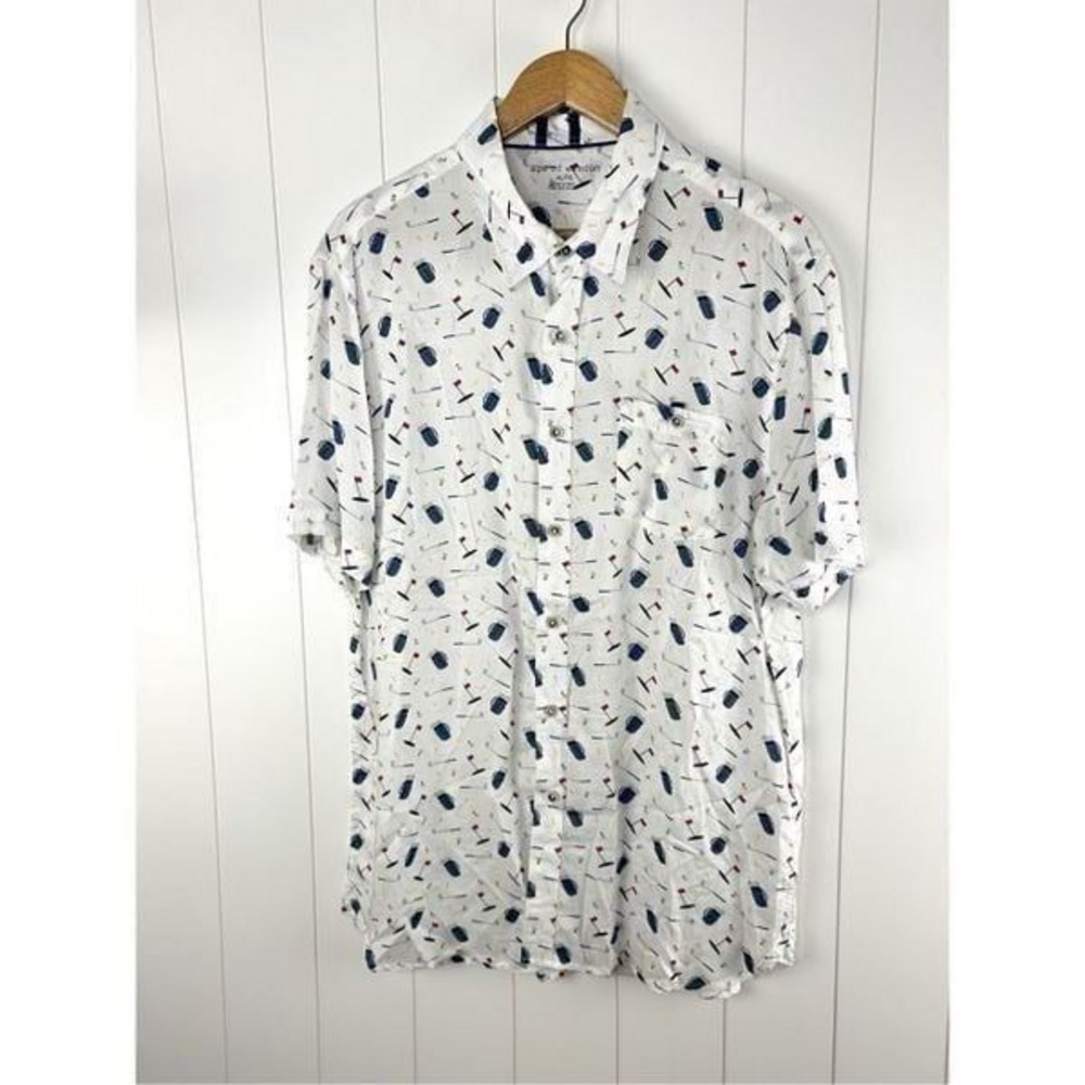 NWT Age of Wisdom Button-Down Golf Shirt Size XL
